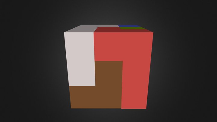 Assembled Cube 3D Model