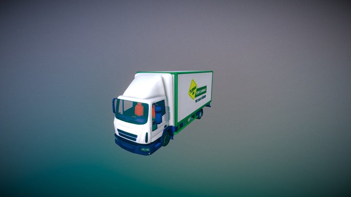Promotional Truck 3D Model