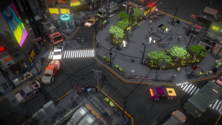 City Babr CyberCorp 3D Model
