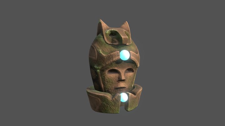 Alien Statue # 2 3D Model