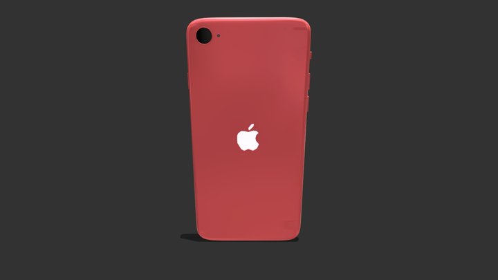 iPhone SE 2020 3D Model