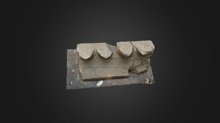 PKna 20002 Architectural Fragment 3D Model