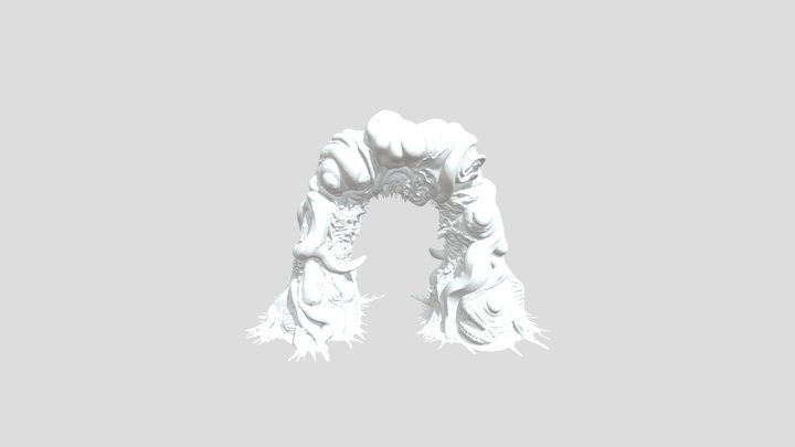 Demonic Gateway 3D Model