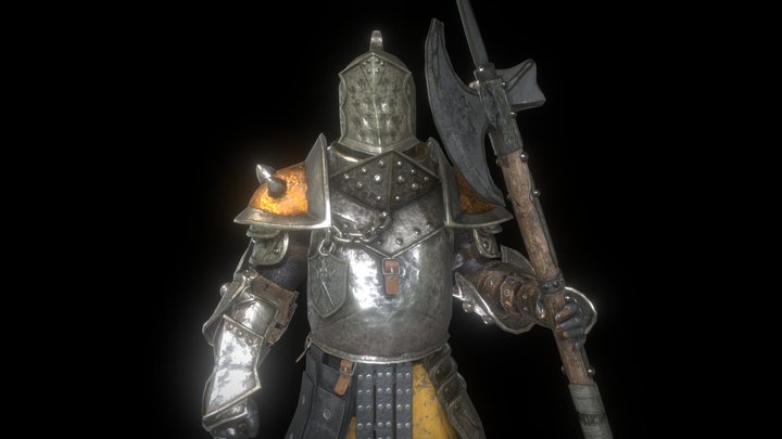 Lawbringer Knight - "For Honor" Concept Art 3D Model