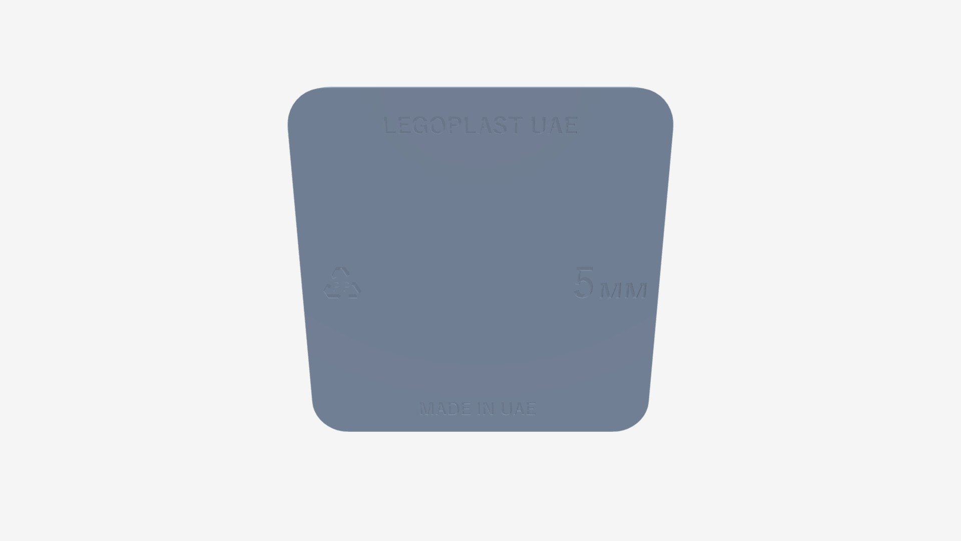 SH5 – 5 mm Leveling Shim Pad — Sketchfab embed 3D viewer