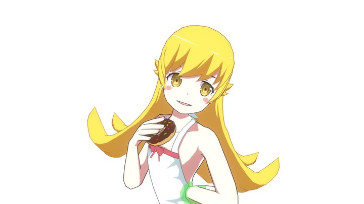 Oshino Shinobu 3D Model