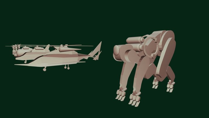 Силуэты:3х3 3D Model