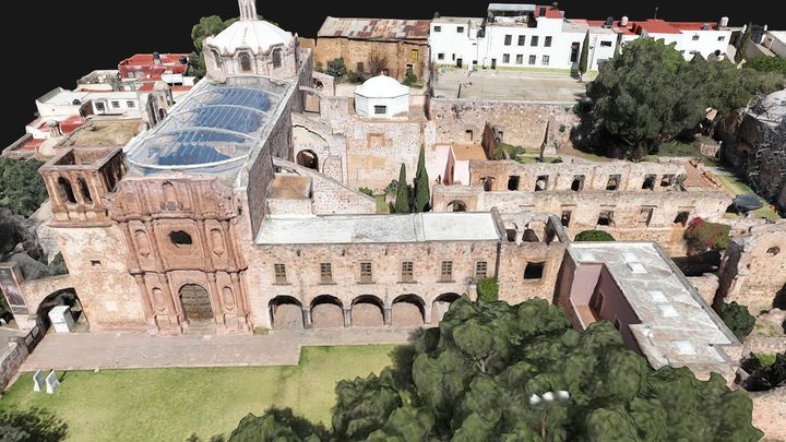 Ex Convento de San Francisco - México 3D Model