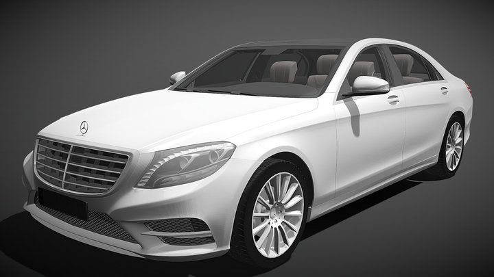 Mercedes benz s-class – Free 3D Model STL