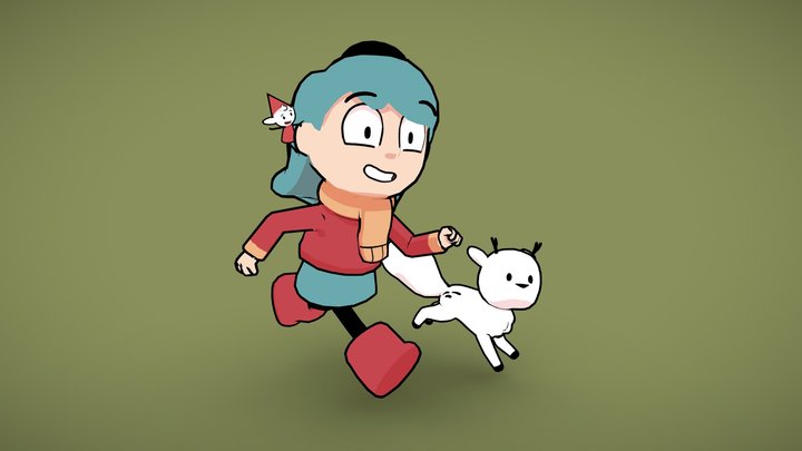 Hilda, Alfur, and Twig 3D Model