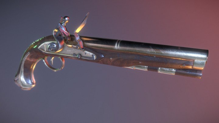 Art Test - Musket (Free Download) 3D Model