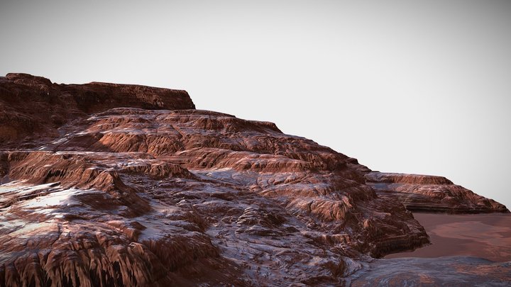 Gloomy Canyon 3D Model