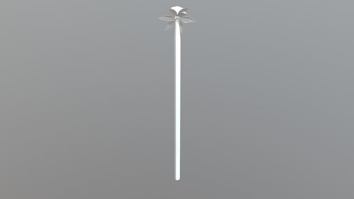 Unfinished Flower Model 3D Model