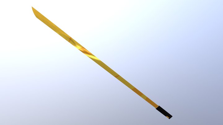 Arknights - Texas' Weapon 3D Model