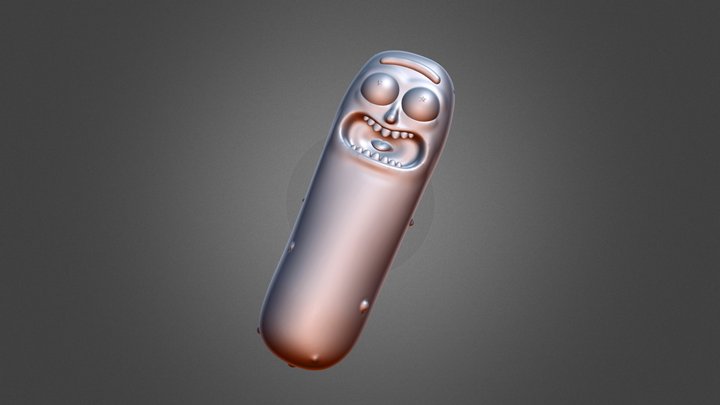 PRINT 3D Pickle Rick 3D Model