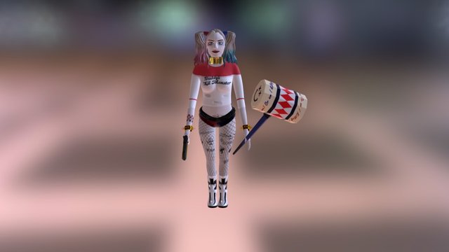 Harley Quinn [WIP] 3D Model