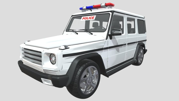 Indian Police Vehicle – 3D Model (Blender) 3D Model