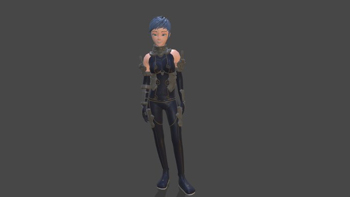 Female character 3D Model