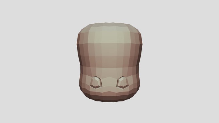 Marshmallow Character 3D Model