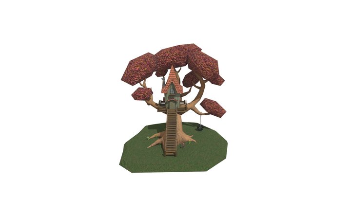 3D Treehouse 3D Model