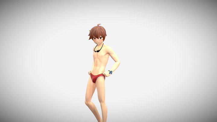 swim_boy 3D Model