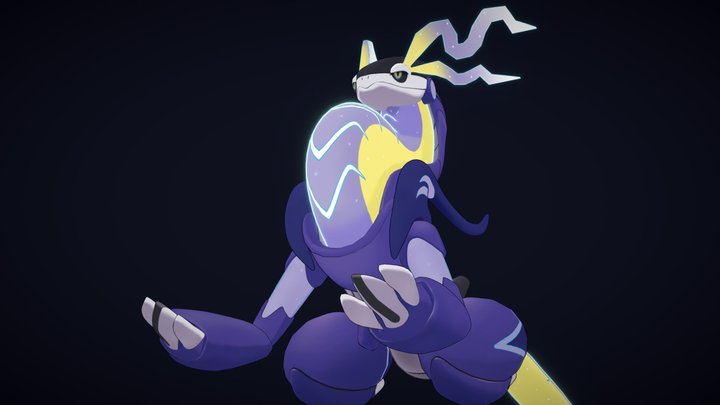 Pokemon　Miraidon　ポケモン ミライドン 3D Model