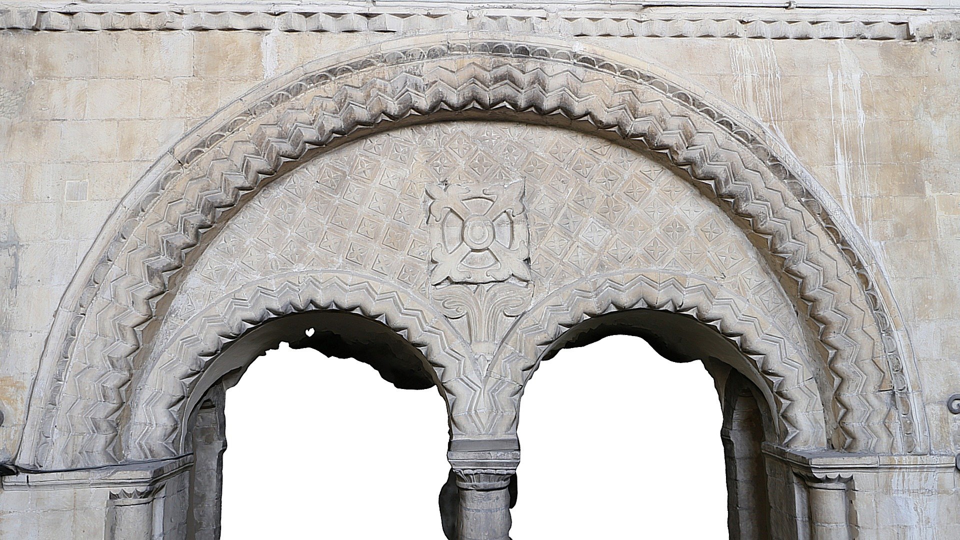Second-west north arcade tympanum c.1140*