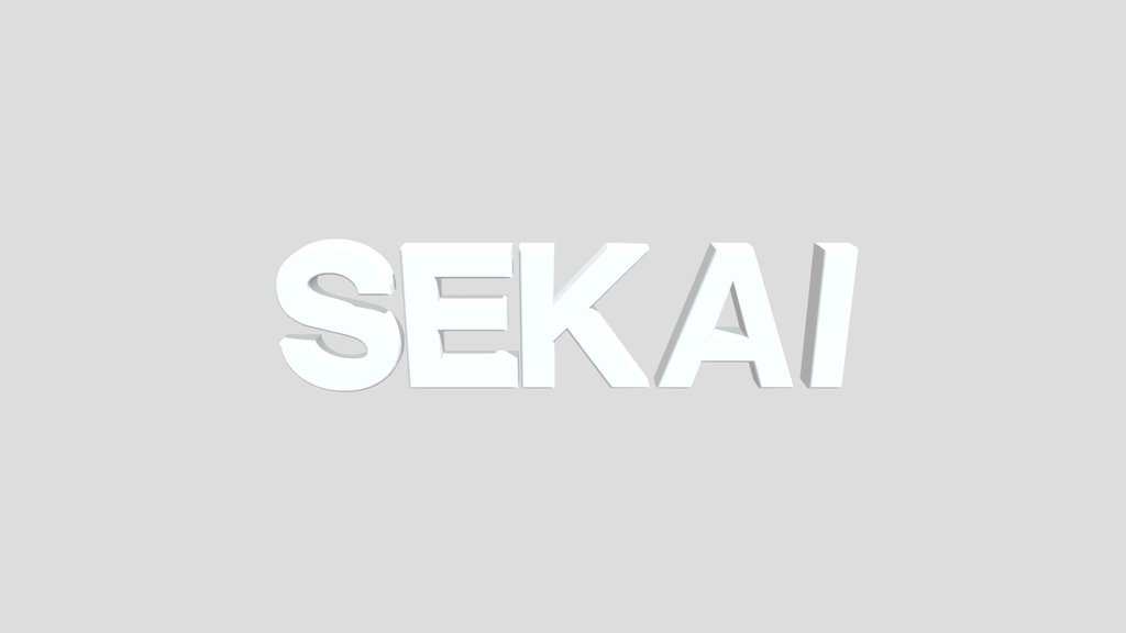 The “SEKAI” text