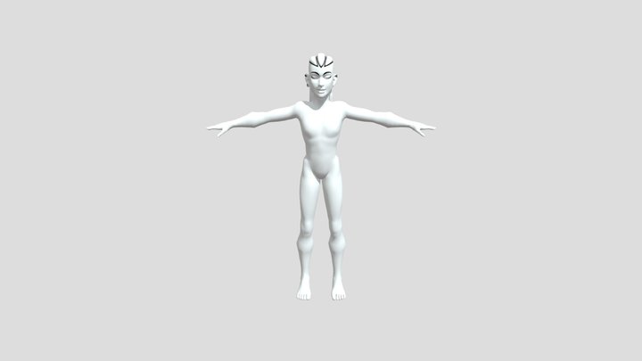 Avi Model Rig Mixamo X Blender- Unity Ready 3D Model