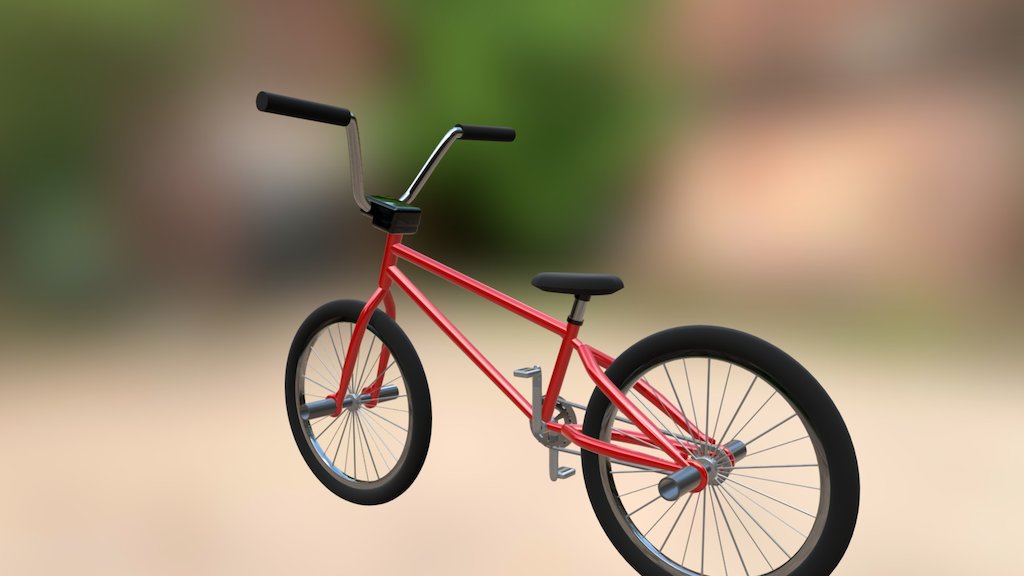 BMX Bike — Sketchfab embed 3D viewer