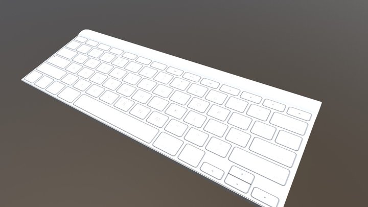 Mac Keyboard 3D Model