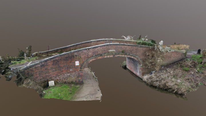 Canal Bridge 3D Model