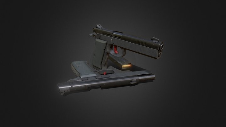 M2 pistol – Free 3D Model STL