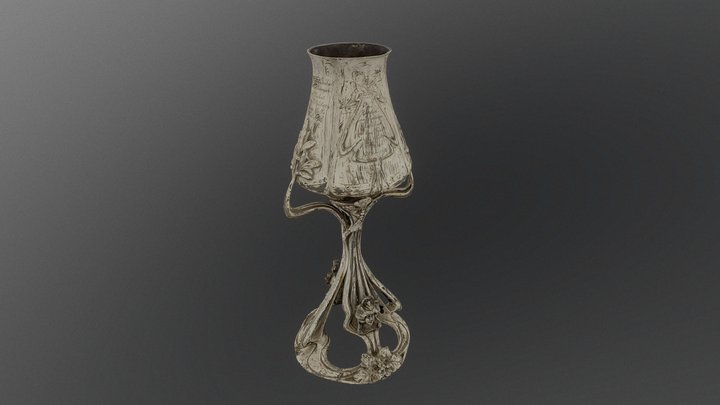 Secesní pohár  -1907- Art Nouveau cup 3D Model