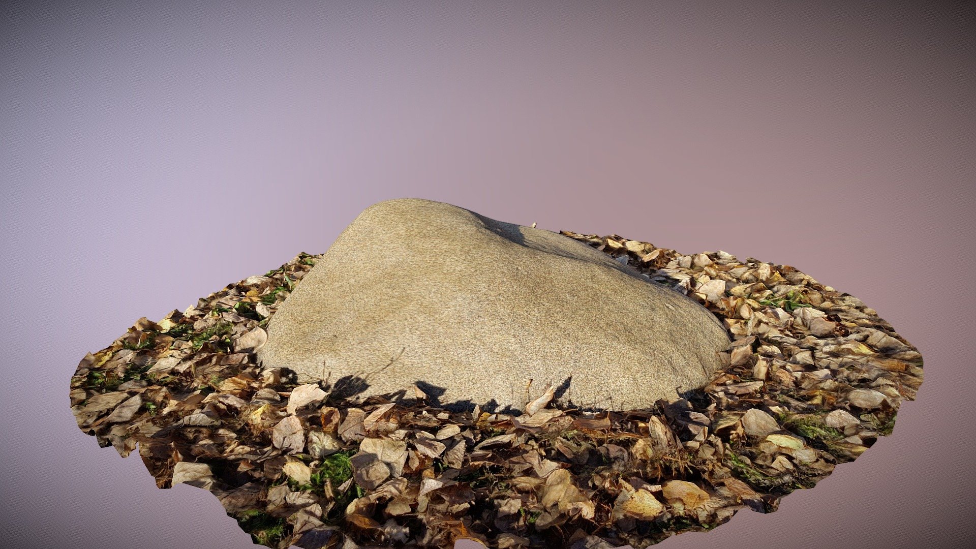 Декоративный камень на люк D80/30 - коричневый — Sketchfab embed 3D viewer