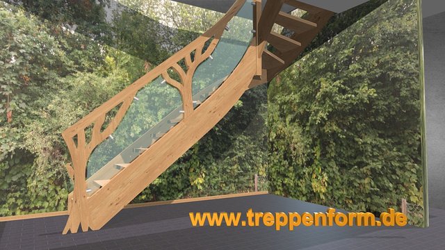 Treppe Natur 3D Model