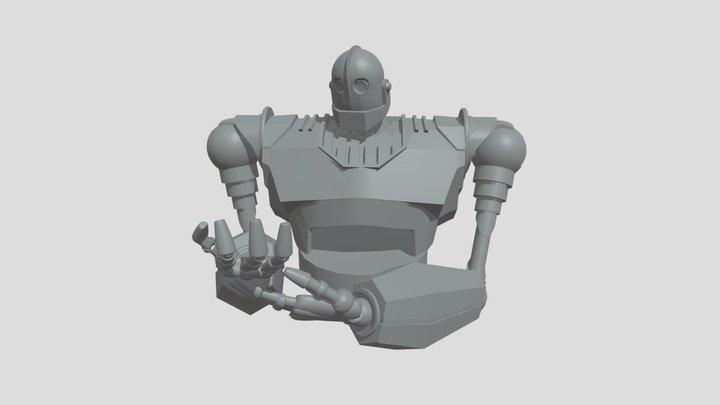 Iron Giant Model  without textures 3D Model