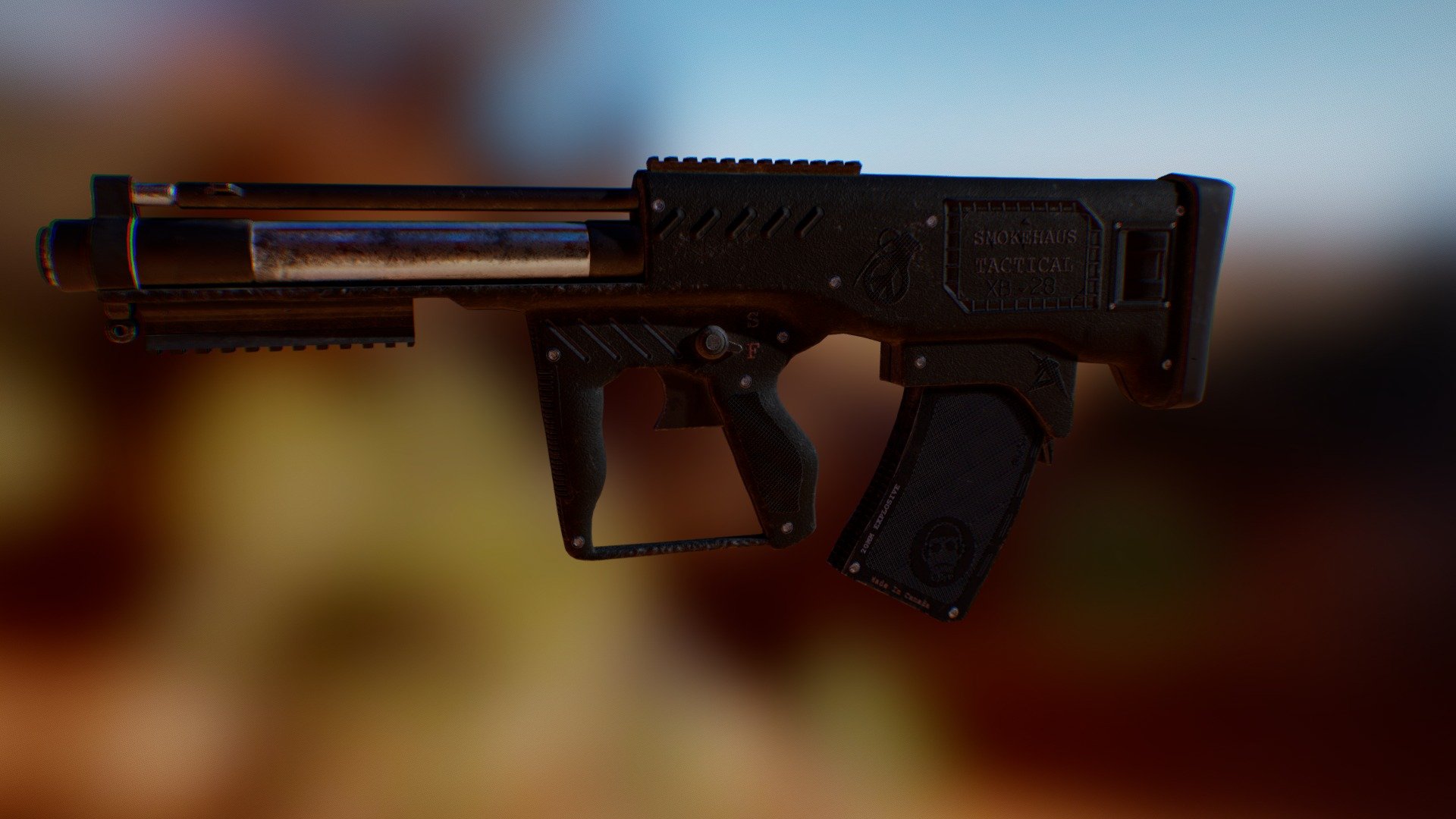 XB-28 Bullpup Grenade Launcher