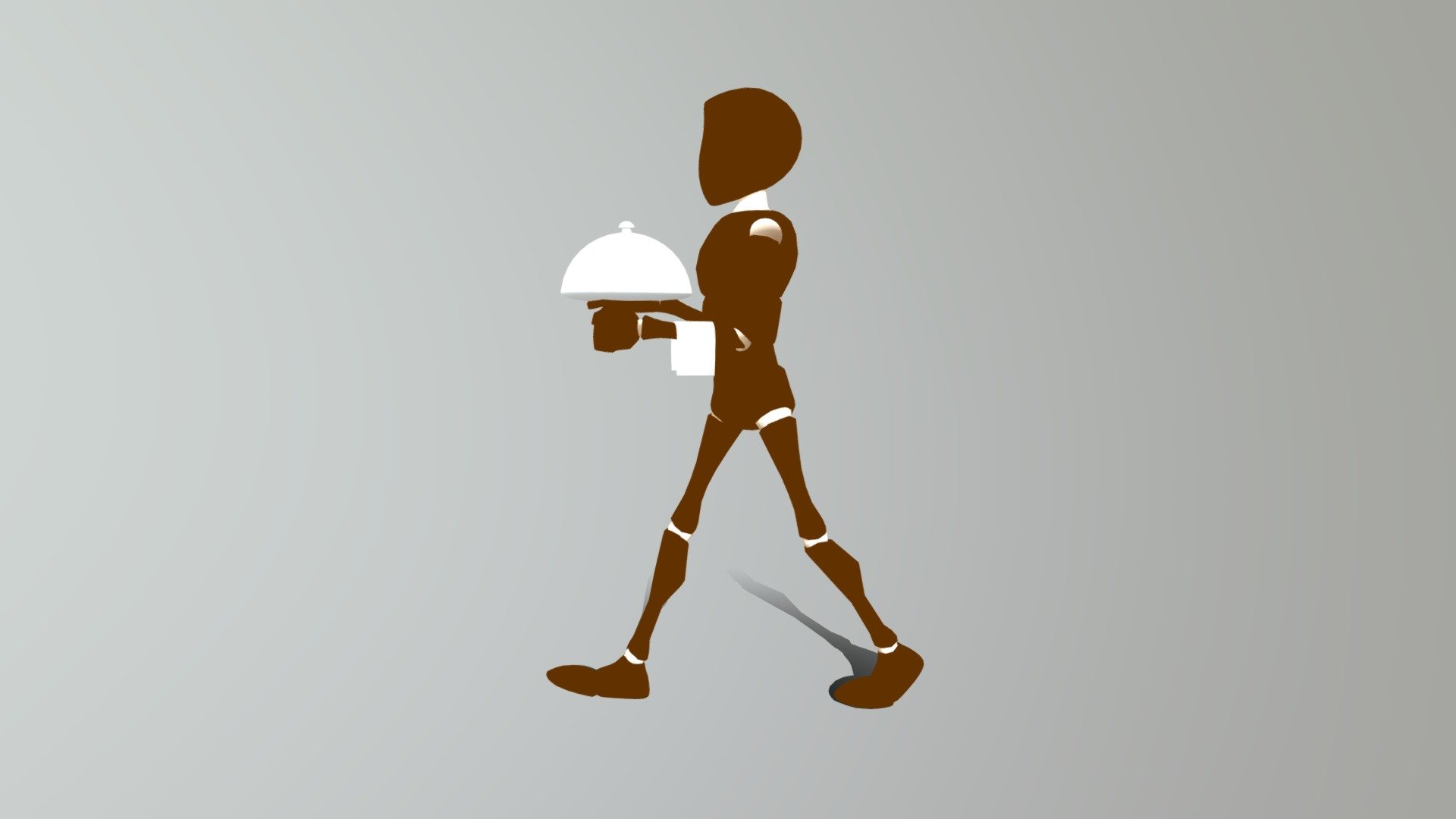 Waiter Walking