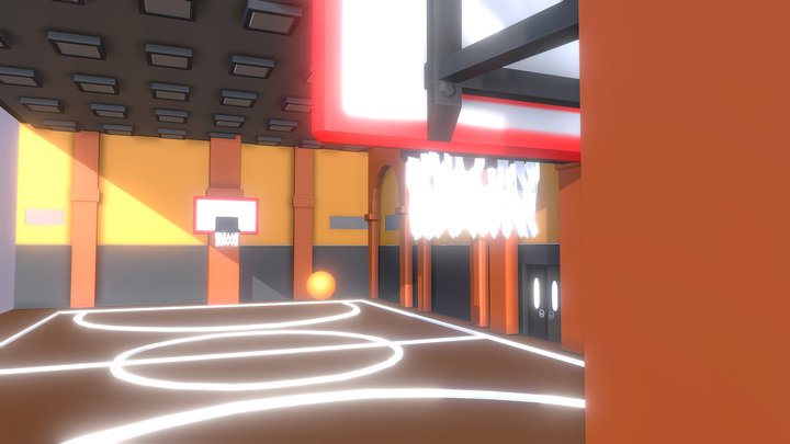 BasketBall Place 3D Model
