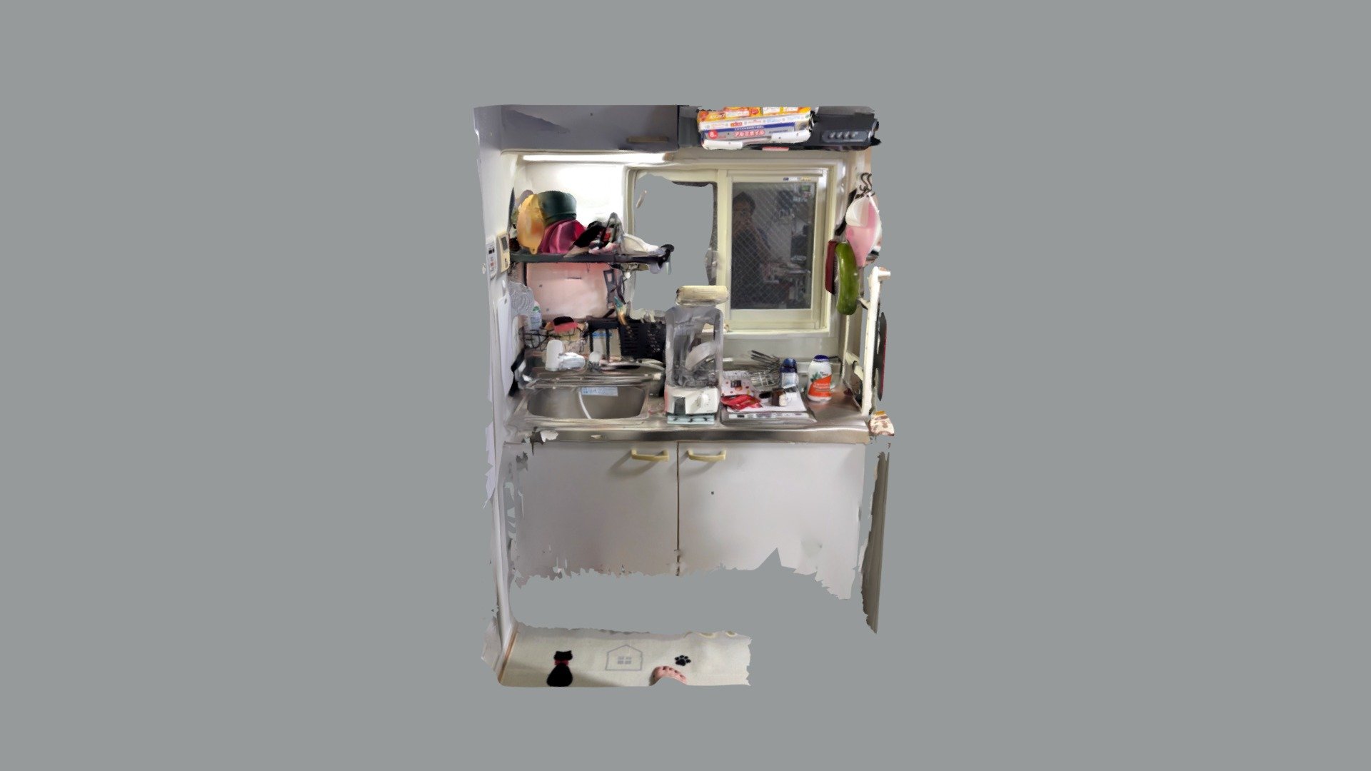 dirty kitchen - Download Free 3D model by harinezume [2ffb917] - Sketchfab