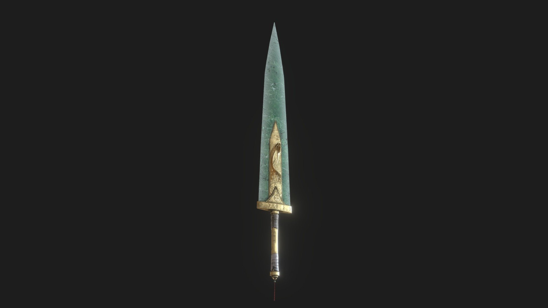 Jade Sword - 3D model by My_Leea (@LMThan) [2ffbd02] - Sketchfab