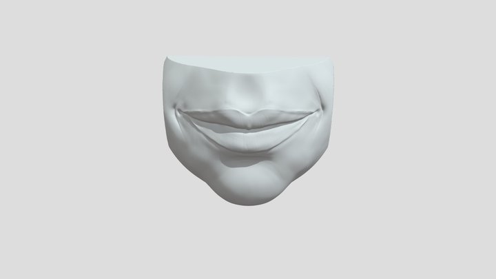 Final Mouth Sculpt 3D Model