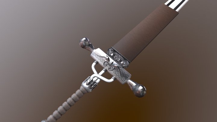 Long Sword 3D Model