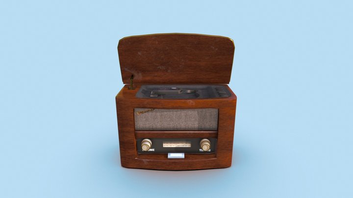 Radio HRA - 1500 (Roadstar) 3D Model