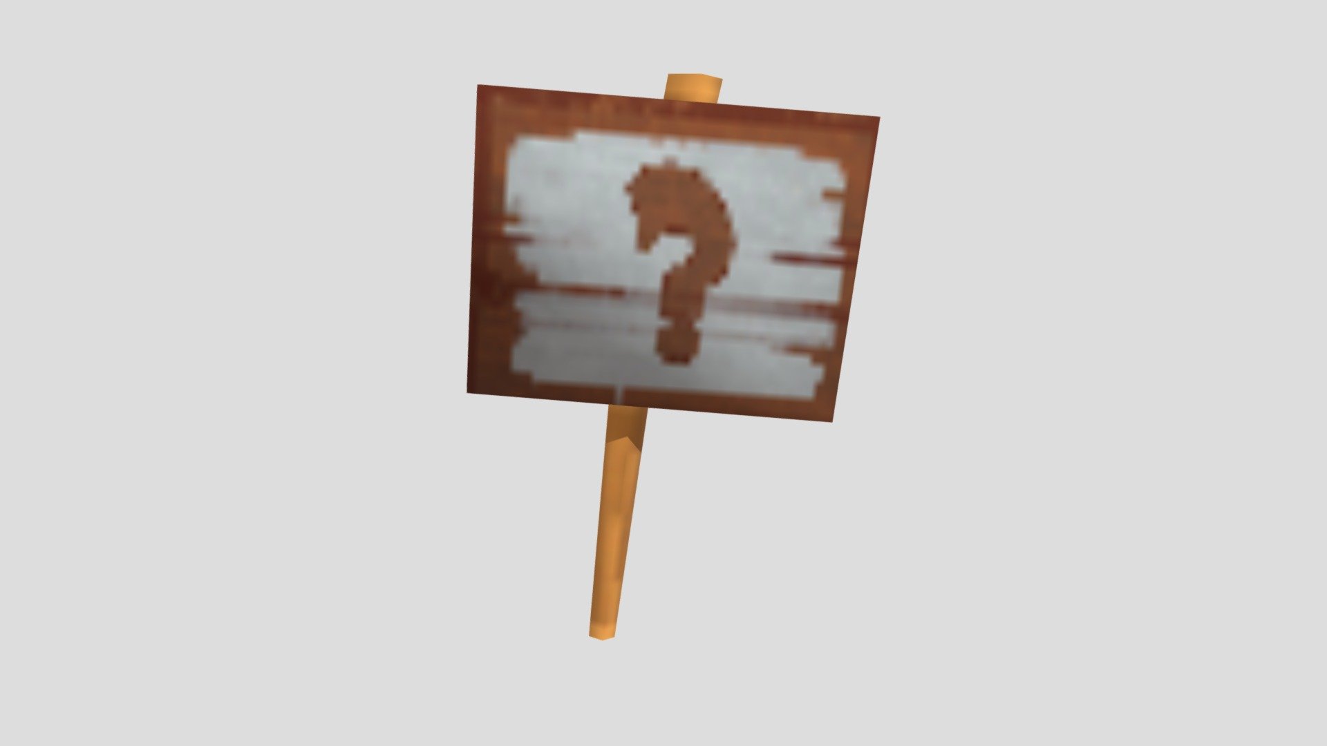 BFBB - Sign (Custom Edited Texture) - Download Free 3D model by ...
