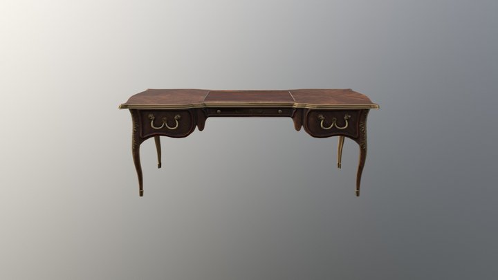 Bureau Low 3D Model