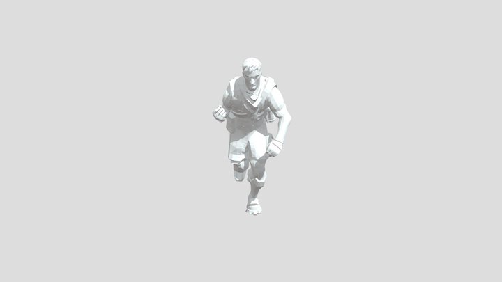 Fortnite Animacion Correr con pico Jonesy 3D Model