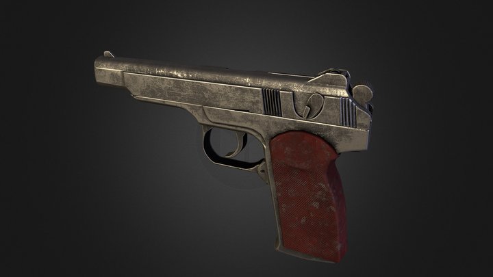Stechkin APS 3D Model