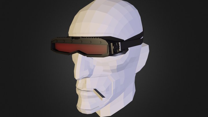 Spy Futuristic Glasses - Team Fortress 2 3D Model
